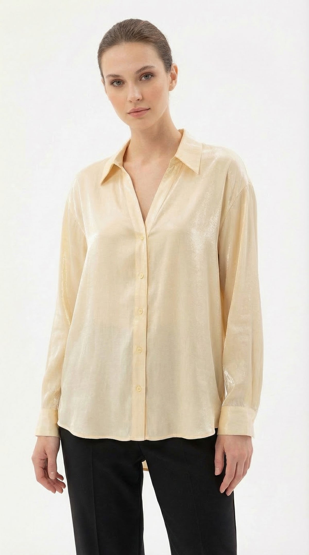 BLUSA ORGANZA BEIGE